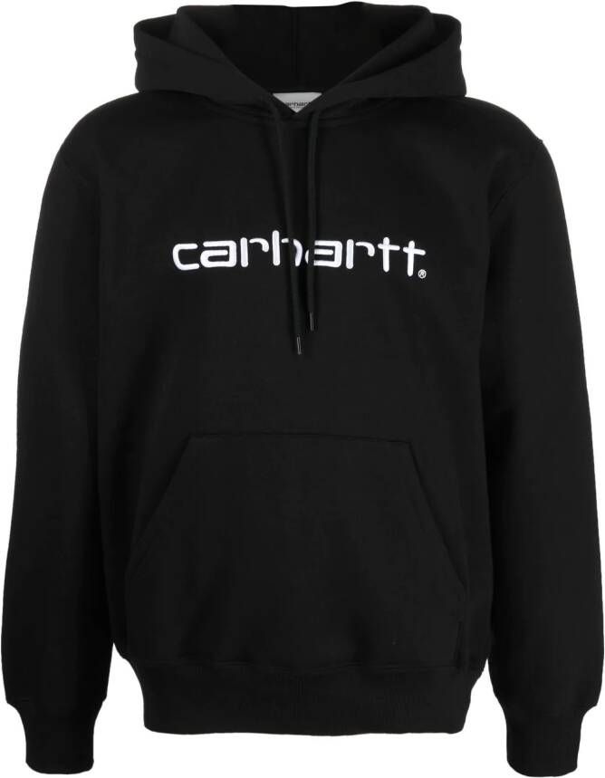 Carhartt WIP Hoodie met logo Zwart