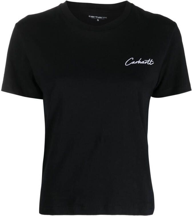 Carhartt WIP T-shirt met logo Zwart