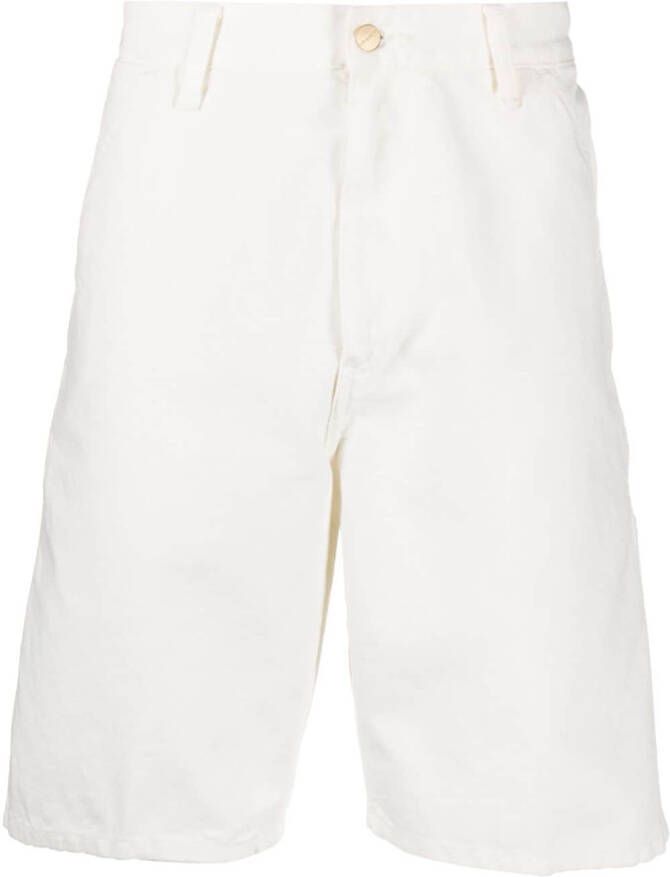 Carhartt WIP Bermuda shorts met logopatch Wit