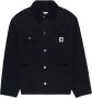 Carhartt WIP Shirtjack met logopatch Zwart - Thumbnail 1