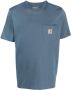 Carhartt WIP T-shirt met logopatch Blauw - Thumbnail 1