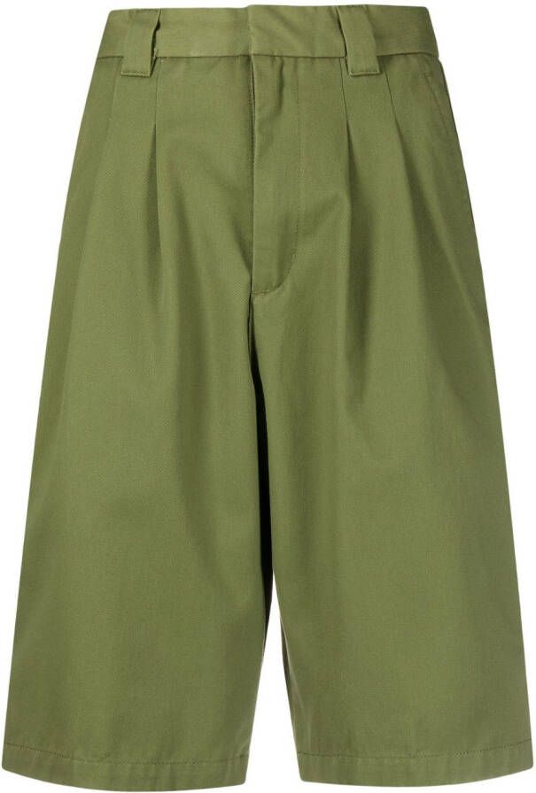 Carhartt WIP Shorts met logopatch Groen