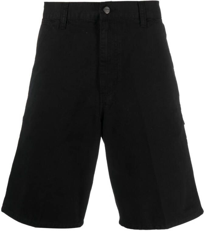 Carhartt WIP Shorts met logopatch Zwart