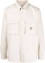 Carhartt WIP Overhemd met logopatch Beige - Thumbnail 1