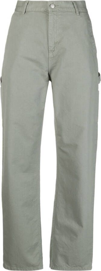 Carhartt WIP Jeans met logopatch Groen