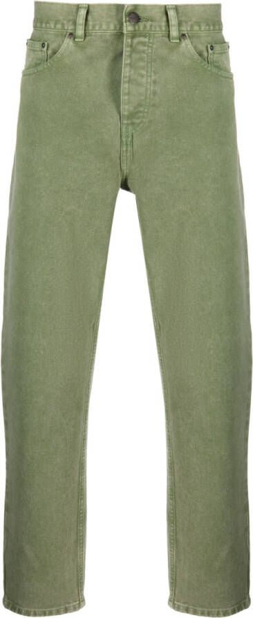 Carhartt WIP Jeans met logopatch Groen