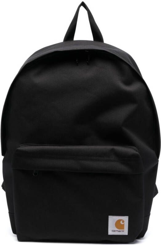 Carhartt WIP Rugzak met logopatch en rits Zwart