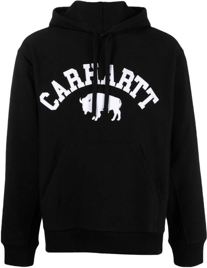 Carhartt WIP Hoodie met logoprint Zwart
