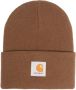 Carhartt WIP Muts met logopatch Bruin - Thumbnail 1