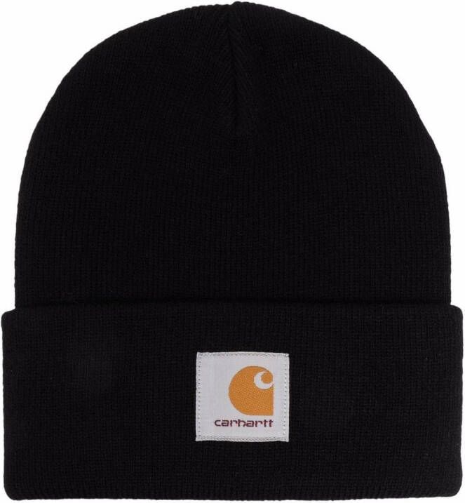 Carhartt WIP Muts met logopatch Zwart