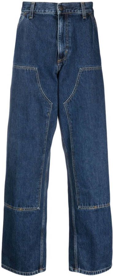 Carhartt WIP Nash DK jeans met wijde pijpen Blauw
