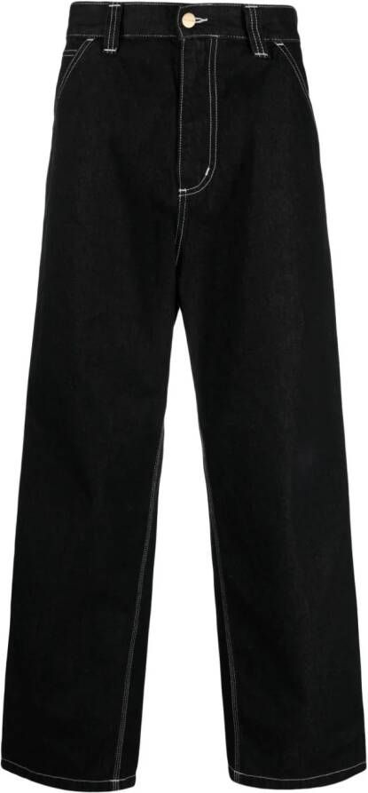 Carhartt WIP OG Single Knee ruimvallende high waist broek Zwart