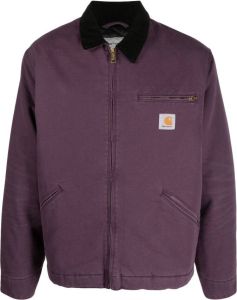 Carhartt WIP organic-cotton shirt-jacket Paars
