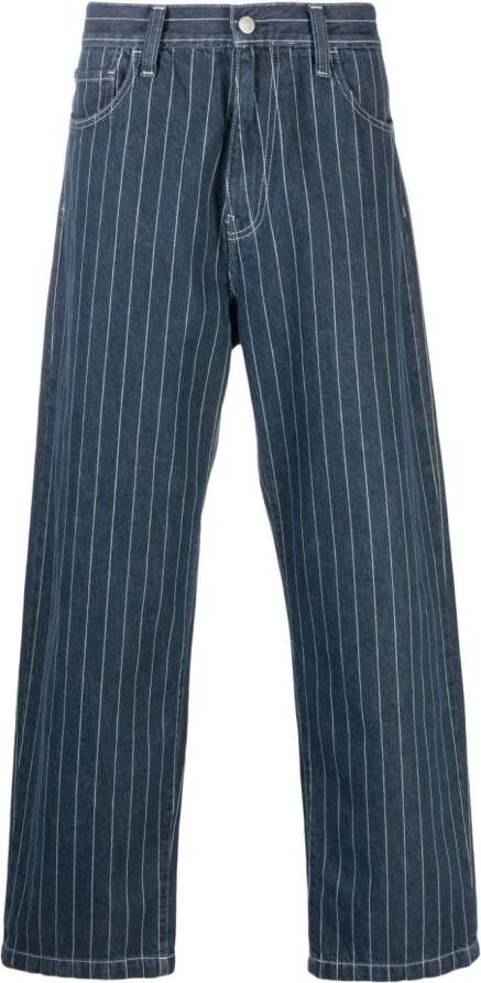 Carhartt WIP Orlean jeans met krijtstreep Blauw