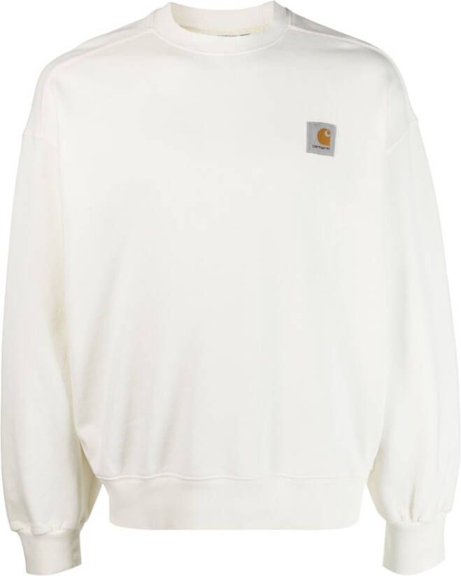 Carhartt WIP Sweater met logopatch Wit
