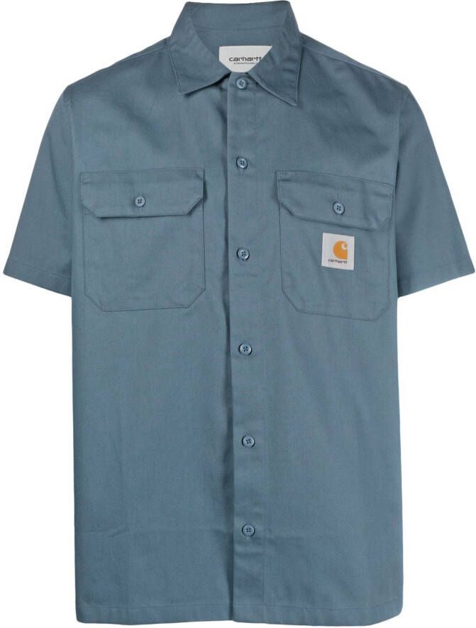 Carhartt WIP Cargo overhemd Blauw