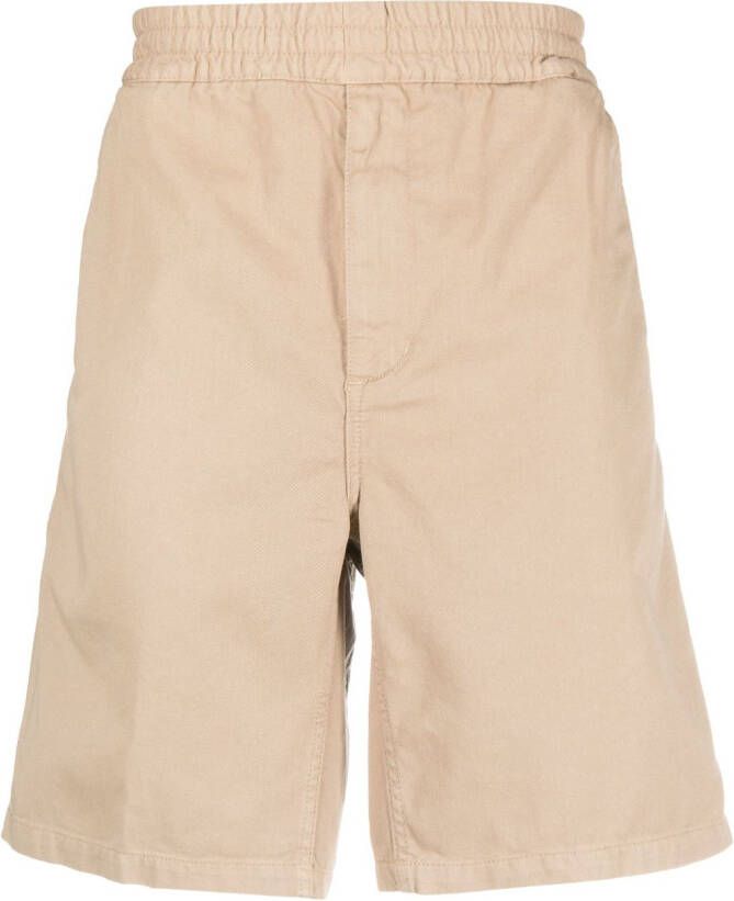 Carhartt WIP Shorts met elastische taille Beige