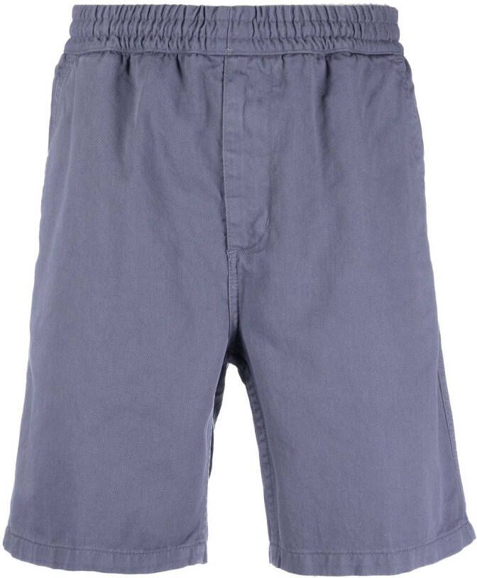 Carhartt WIP Shorts met elastische taille Blauw