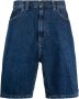 Carhartt WIP Shorts met logopatch Blauw - Thumbnail 1