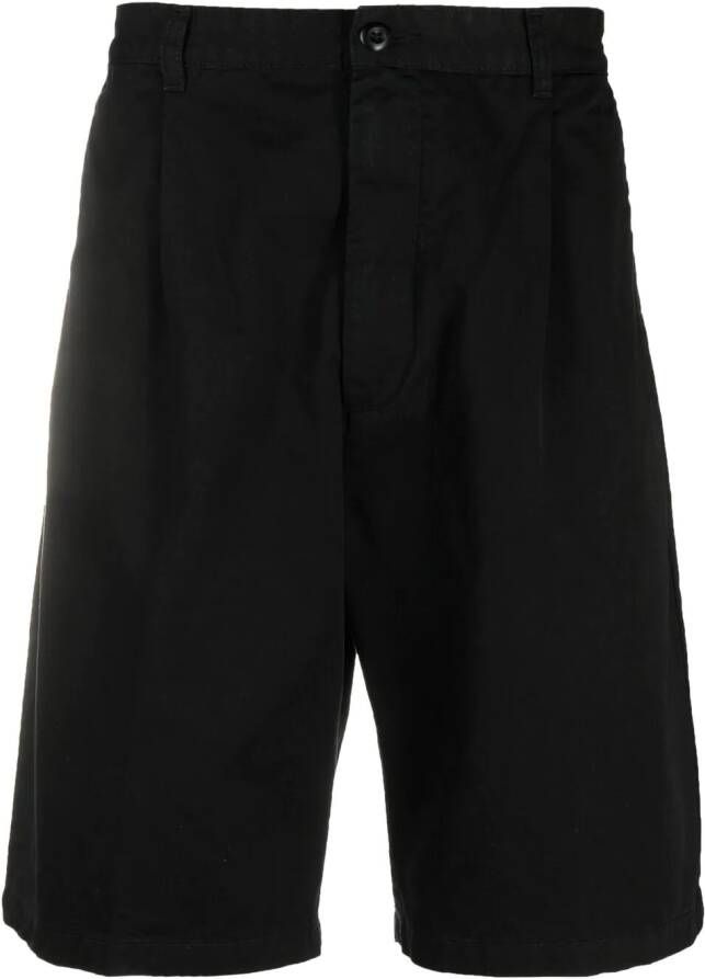 Carhartt WIP Shorts met omgeslagen pijpen Zwart