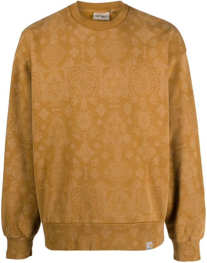Carhartt WIP Sweater met barokprint Bruin