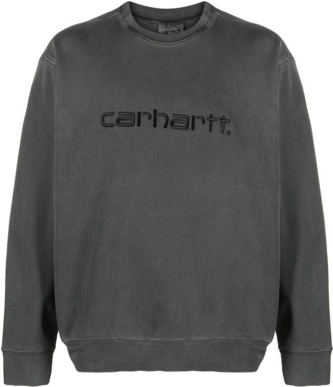 Carhartt WIP Sweater met logoprint Zwart