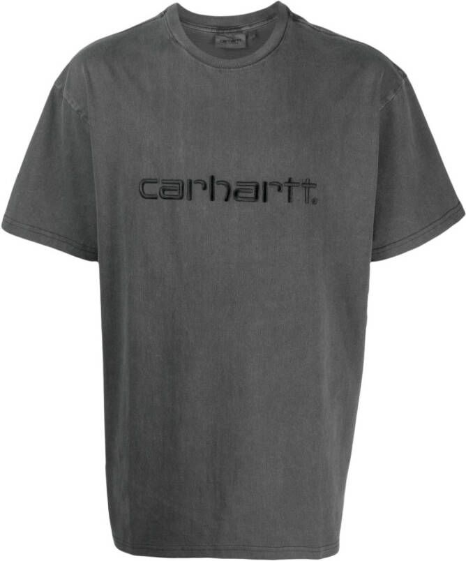 Carhartt WIP T-shirt met geborduurd logo Grijs