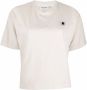 Carhartt WIP T-shirt met logopatch Beige - Thumbnail 1