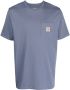Carhartt WIP T-shirt met logopatch Blauw - Thumbnail 1