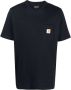 Carhartt WIP T-shirt met logopatch Blauw - Thumbnail 1