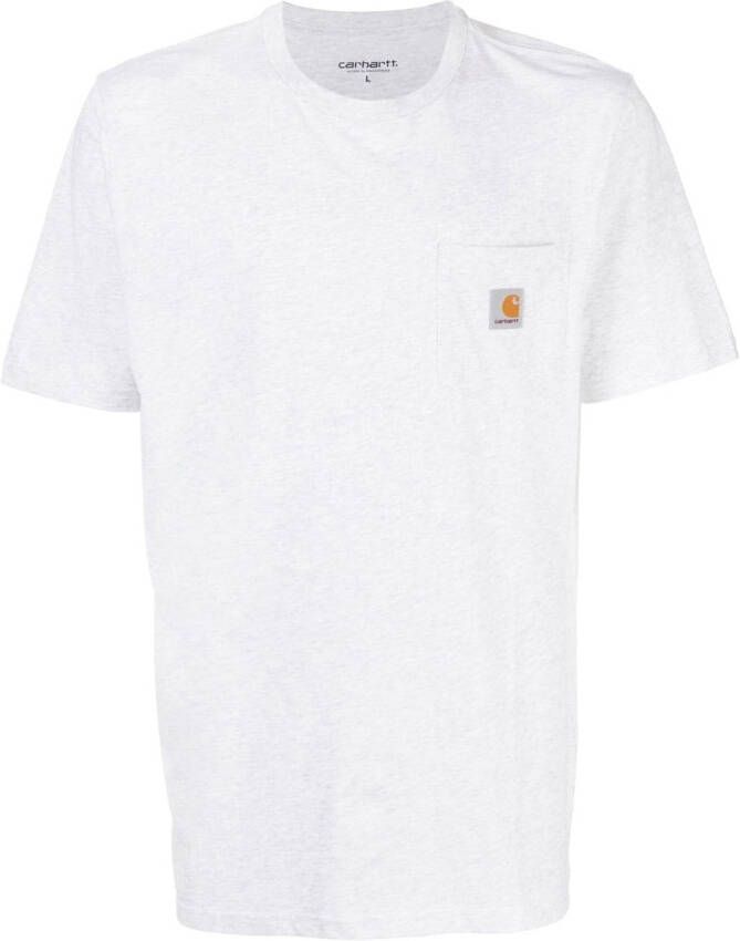Carhartt WIP T-shirt met logopatch Grijs
