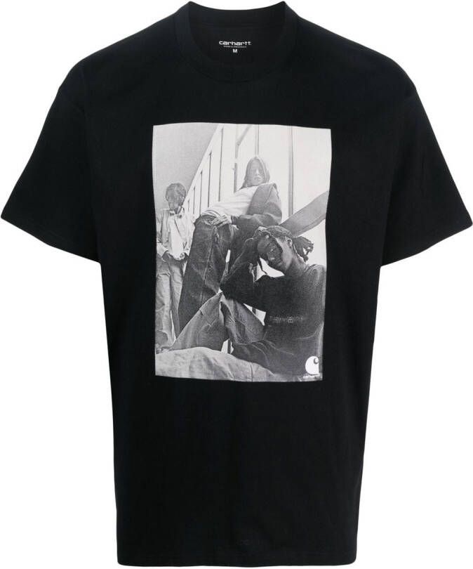 Carhartt WIP T-shirt met print Zwart