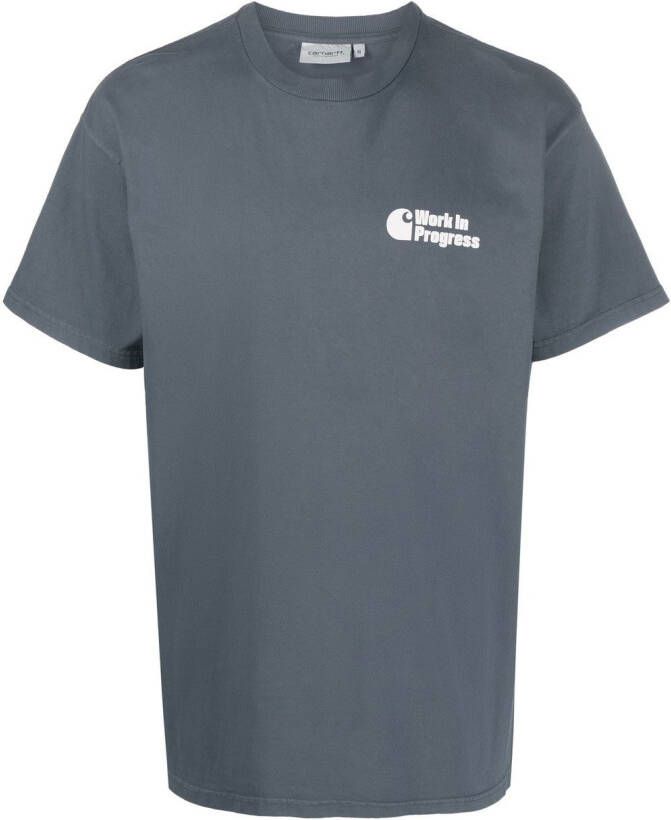 Carhartt WIP T-shirt met tekst Grijs