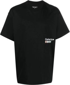 Carhartt WIP T-shirt met logoprint Zwart