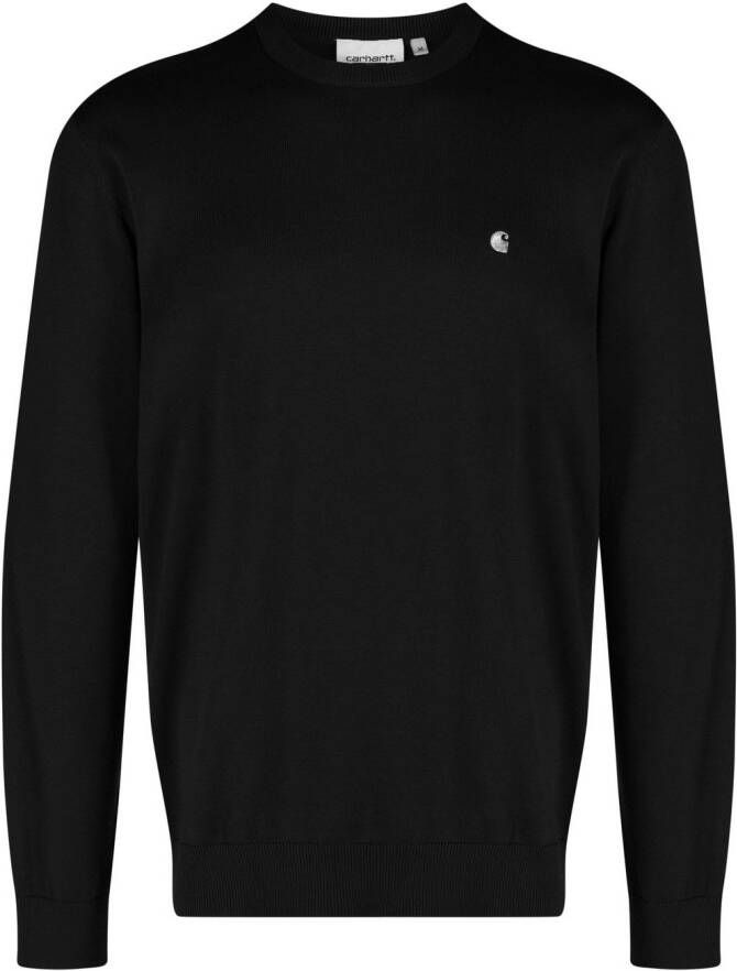 Carhartt WIP Trui met geborduurd logo Zwart