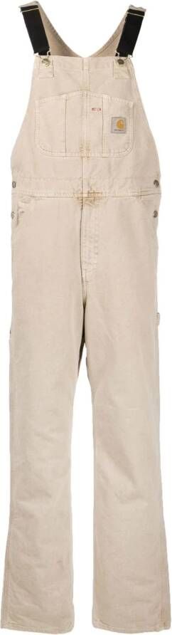 Carhartt WIP Tuinbroek met logopatch Beige