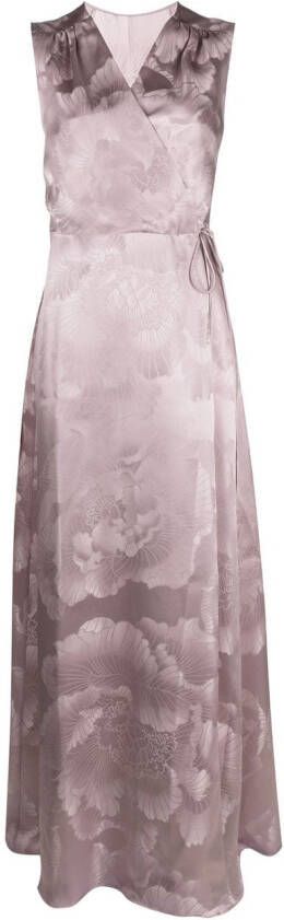 Carine Gilson Nachthemd met bloemenjacquard Roze