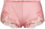 Carine Gilson Shorts met afwerking van kant Roze - Thumbnail 1