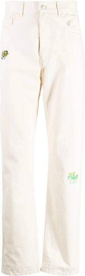 CARNE BOLLENTE Straight jeans Beige