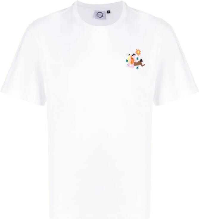 CARNE BOLLENTE Sweater met geborduurd detail Wit