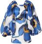 Carolina Herrera Jurk met ballonmouwen Wit - Thumbnail 1