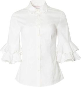 Carolina Herrera Gelaagd blouse Wit