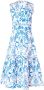Carolina Herrera Jurk met grafische print Wit - Thumbnail 1