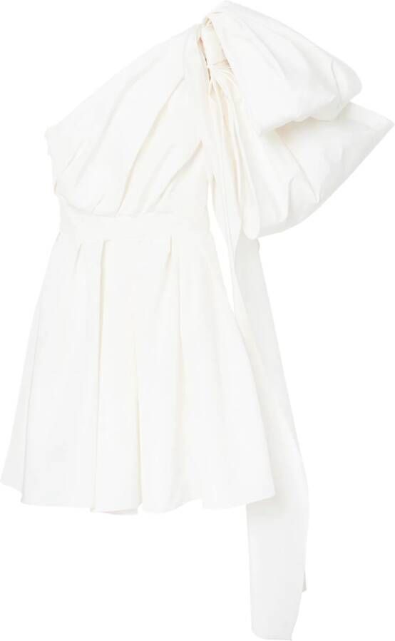Carolina Herrera Jurk met strik Wit