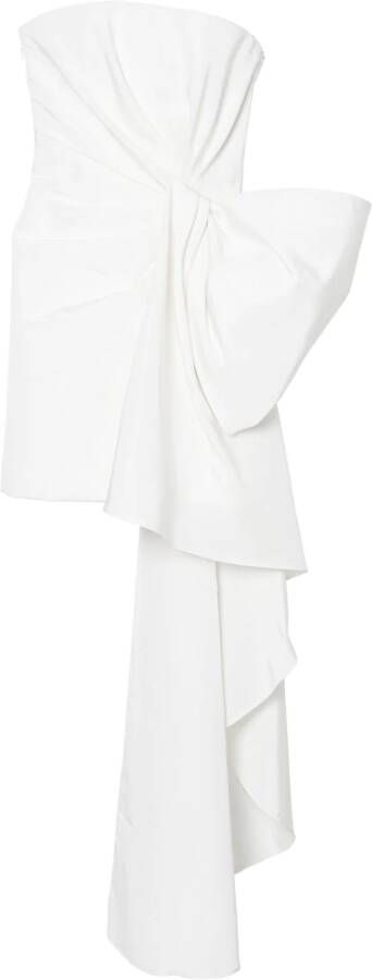 Carolina Herrera Mini-jurk met strikdetail Wit