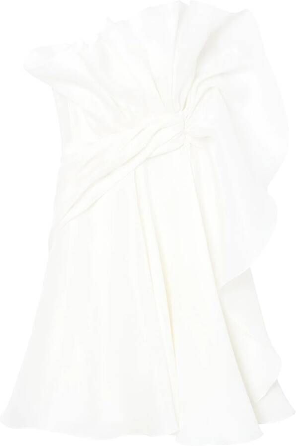 Carolina Herrera Mini-jurk met strikdetail Wit