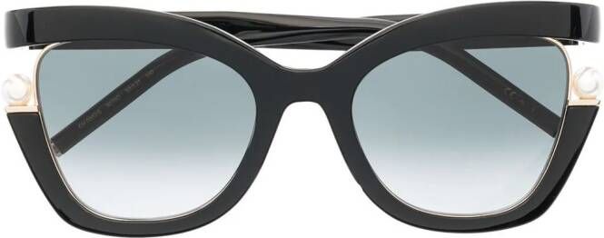 Carolina Herrera Zonnebril met oversized montuur Zwart