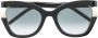 Carolina Herrera Zonnebril met oversized montuur Zwart - Thumbnail 1