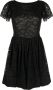 Caroline Constas Mini-jurk met kant Zwart - Thumbnail 1