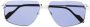 Cartier Eyewear C de Cartier zonnebril met navigator montuur Zilver - Thumbnail 1